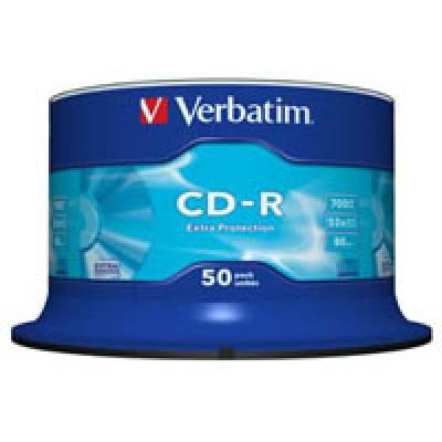 Привод CD DVD Verbatim CD-R 700Mb 52x Cake box 50 Extra (43351)