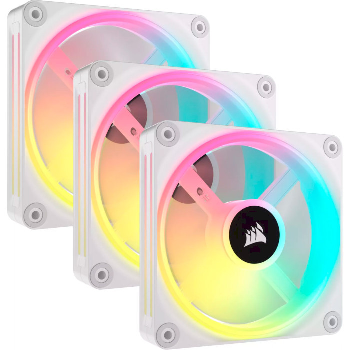 Вентиляторы Corsair iCUE LINK QX120 RGB White (CO-9051006-WW)
