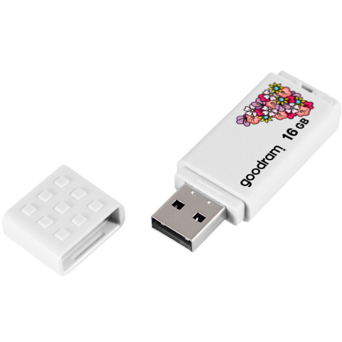 Флеш память USB GOODRAM 16 GB UME2 Spring White (UME2-0160W0R11-SP)