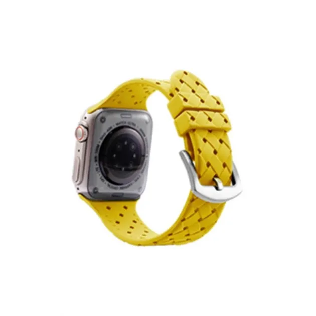 Ремінець Band Apple Watch Grid Weave 42/44/45/49mm 3.Yellow