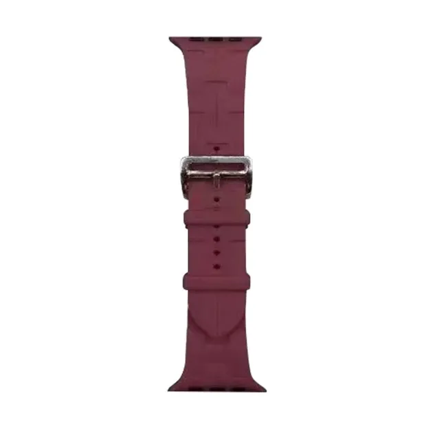 Ремешок Band Apple Watch Hermès 38/40/41mm 5.Wine Red