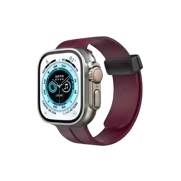 Ремінець Band Apple Watch Magnetic 42/44/45/49mm Red Wine