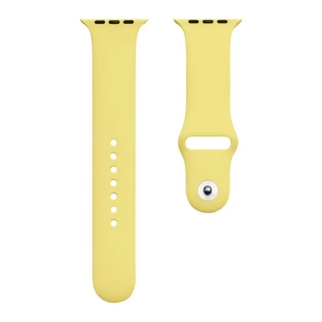 Ремешок Band Apple Watch Silicone Classic 42/44/45/49mm 4.Yellow