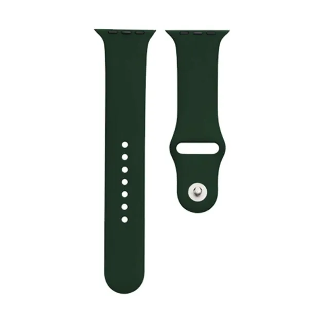 Ремешок Band Apple Watch Silicone Classic 42/44/45/49mm 48.Pine Green