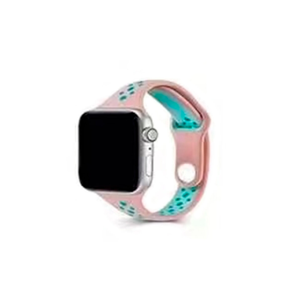 Ремешок Band Apple Watch Small Waist two colors 42/44/45/49mm Pink-Green