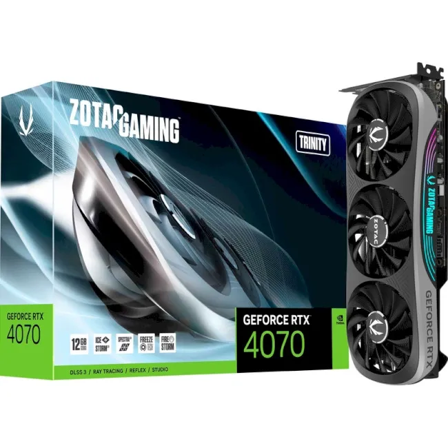 Видеокарта Zotac Gaming GeForce RTX 4070 Ti SUPER Trinity Black Edition 16GB (ZT-D40730D-10P)