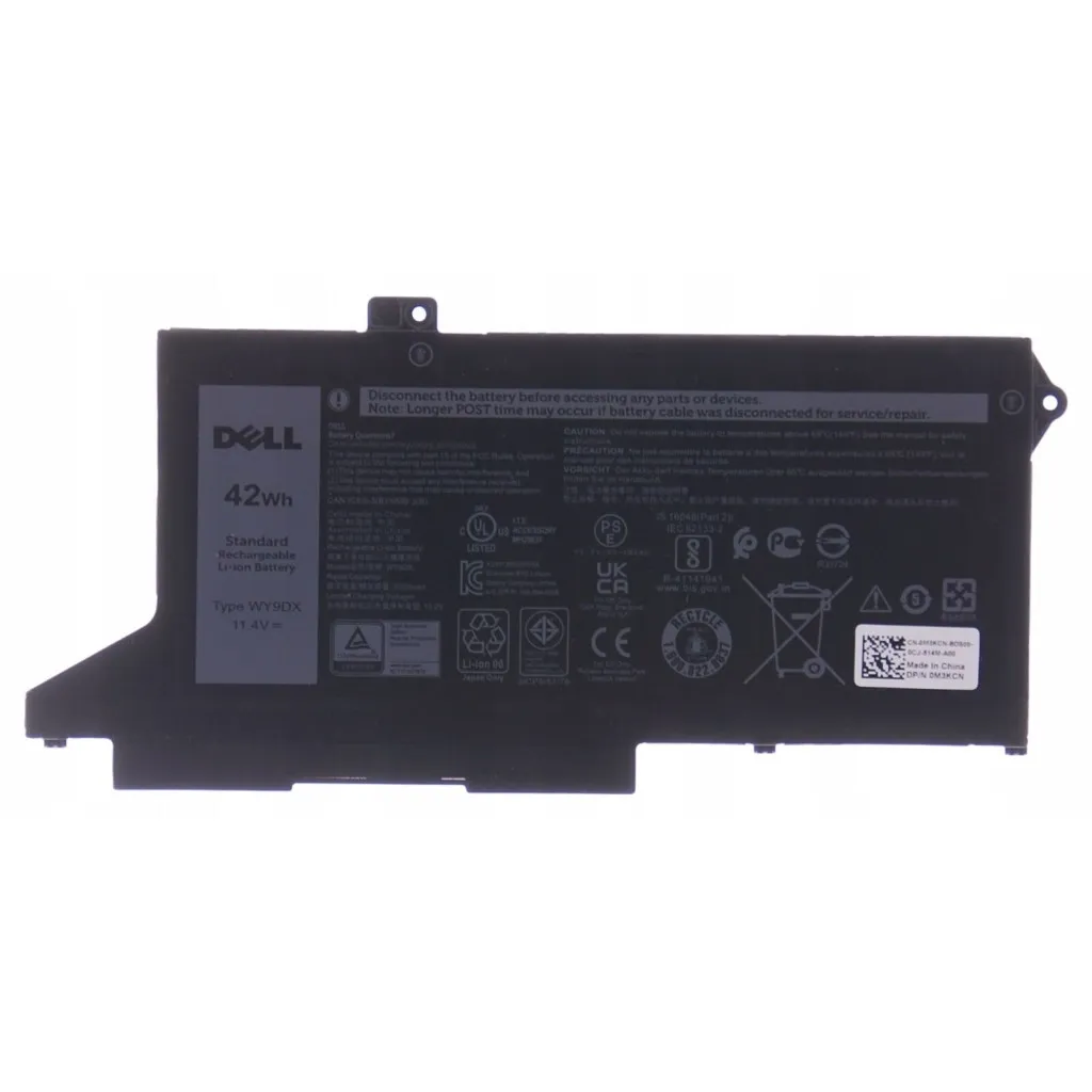 Аккумулятор для ноутбука Dell Latitude 5420 WY9DX, 3500mAh (42Wh), 3cell, 11.4V, Li-ion (A47888)