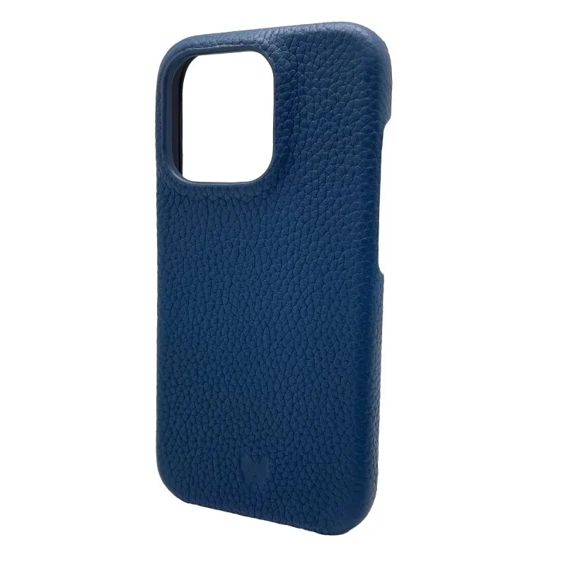 Чехол-накладка iLera iPhone 15 Pro Max Deep Blue NAPA Leather Case 1.0 (iLNPCS1015PrMxDEBl)