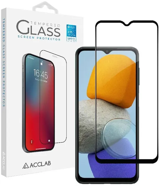 Защитное стекло ACCLAB Full Glue for Samsung Galaxy M23 5G Black (1283126527043)