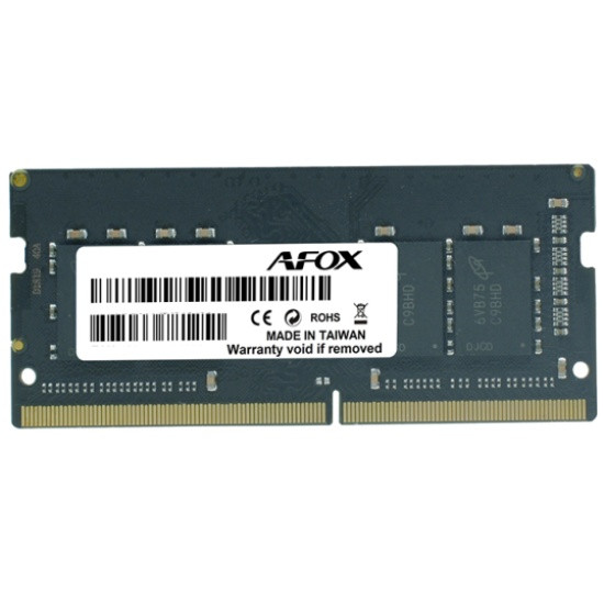 Оперативная память AFOX 8GB SO-DIMM DDR4 3200MHz (AFSD48PH1P)