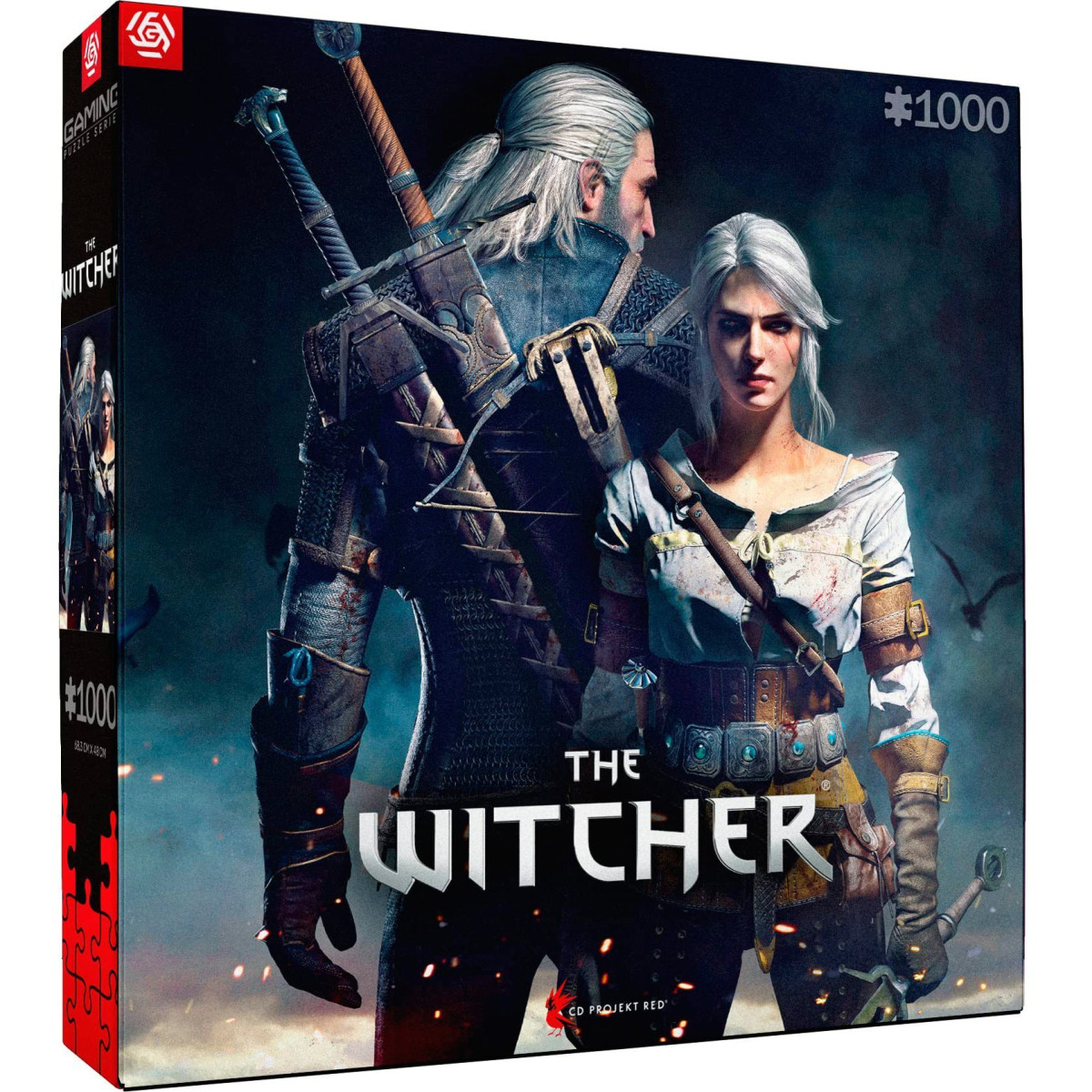 Пазлы Witcher: Geralt & Ciri Puzzles 1000 эл.