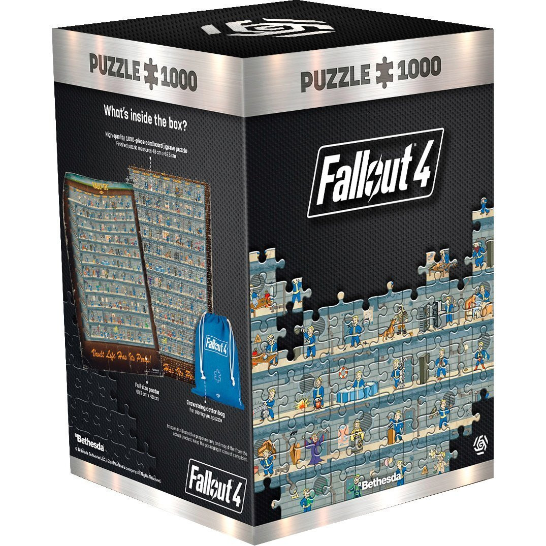 Пазлы Fallout 4 Perk Poster Puzzles 1000 эл.
