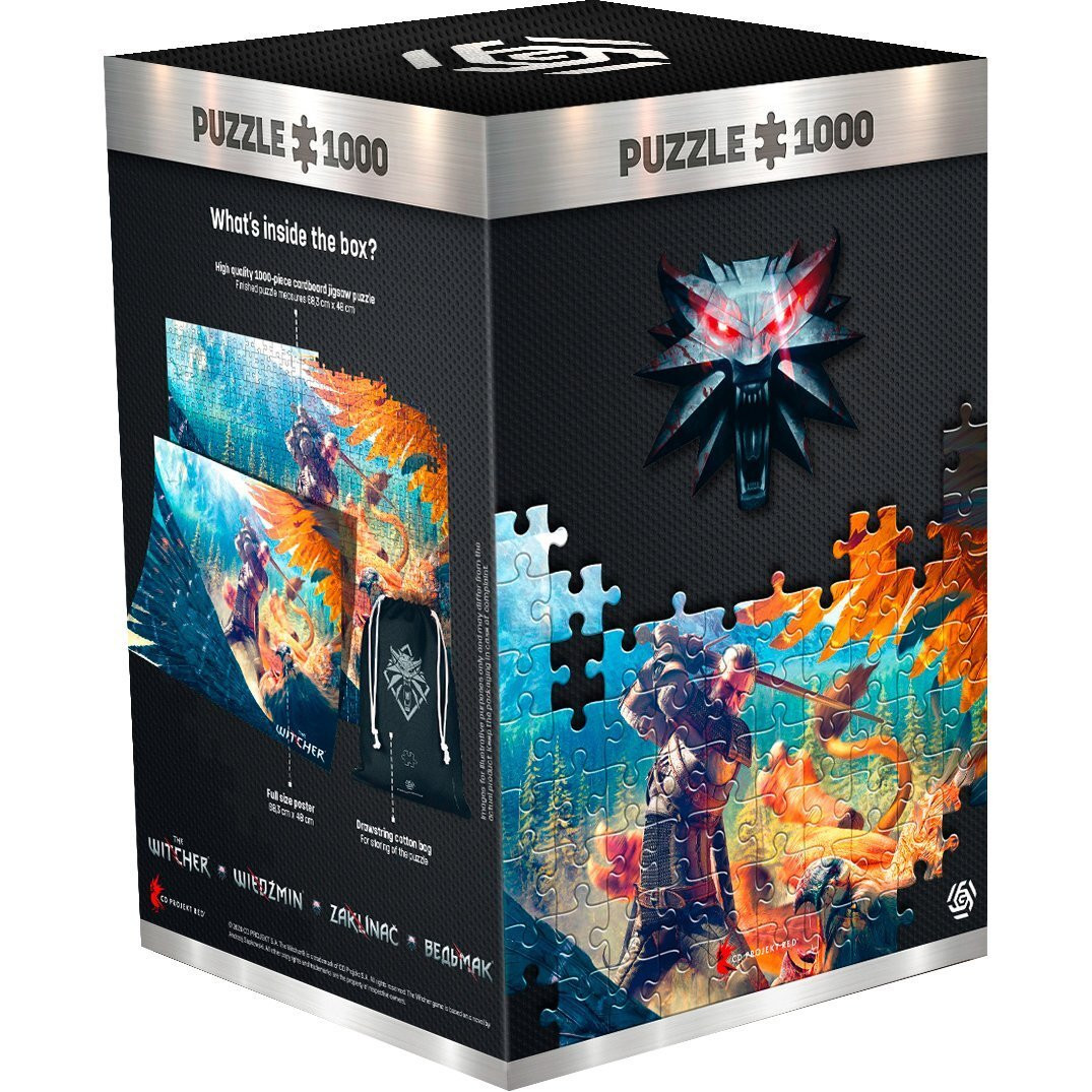 Пазли Witcher: Griffin Fight puzzles 1000 ел.