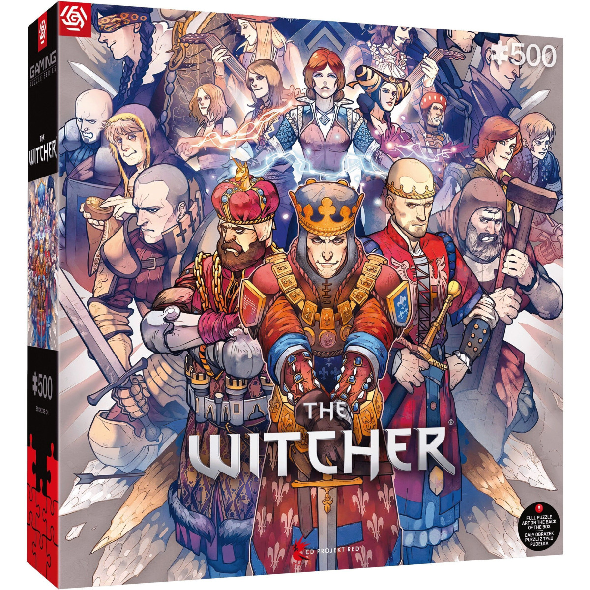 Пазли The Witcher Northern Realms 500 ел.