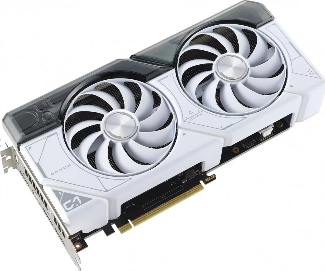 Видеокарта ASUS GeForce RTX 4070 SUPER 12GB GDDR6X DUAL-RTX4070S-12G-WHITE (90YV0K85-M0NA00)
