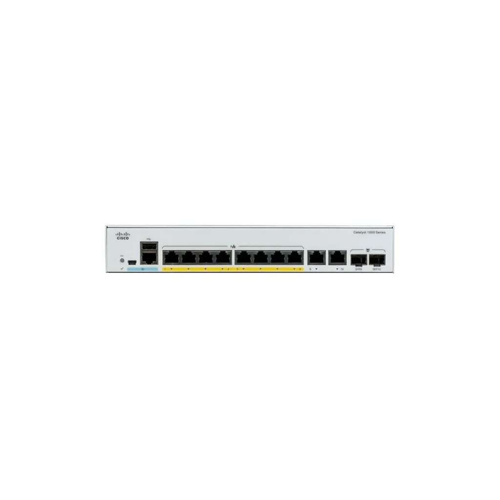 Коммутатор Cisco Catalyst C1000-8T-2G-L