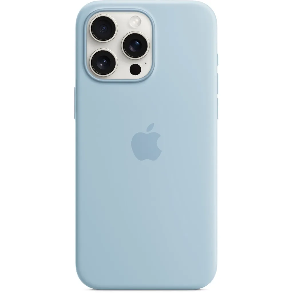 Чехол для смартфона Apple iPhone 15 Pro Max Silicone Case with MagSafe Light Blue (MWNR3ZM/A)