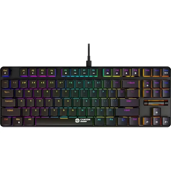 Клавіатура Canyon Cometstrike GK-50 RGB TKL (CND-SKB50-US)