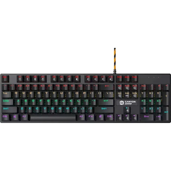 Клавіатура Canyon Deimos GK-4 Rainbow LED (CND-SKB4-US)