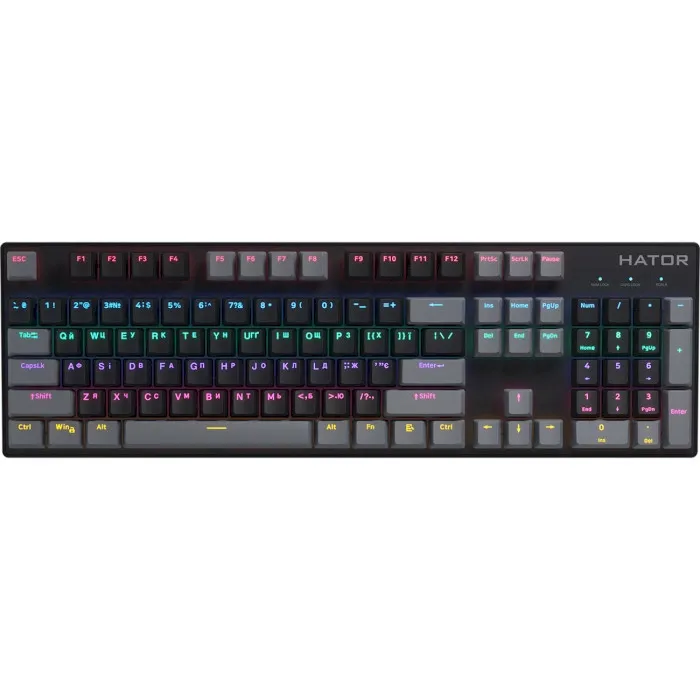 Клавіатура HATOR Starfall Rainbow Origin Blue (HTK-609-BBG)