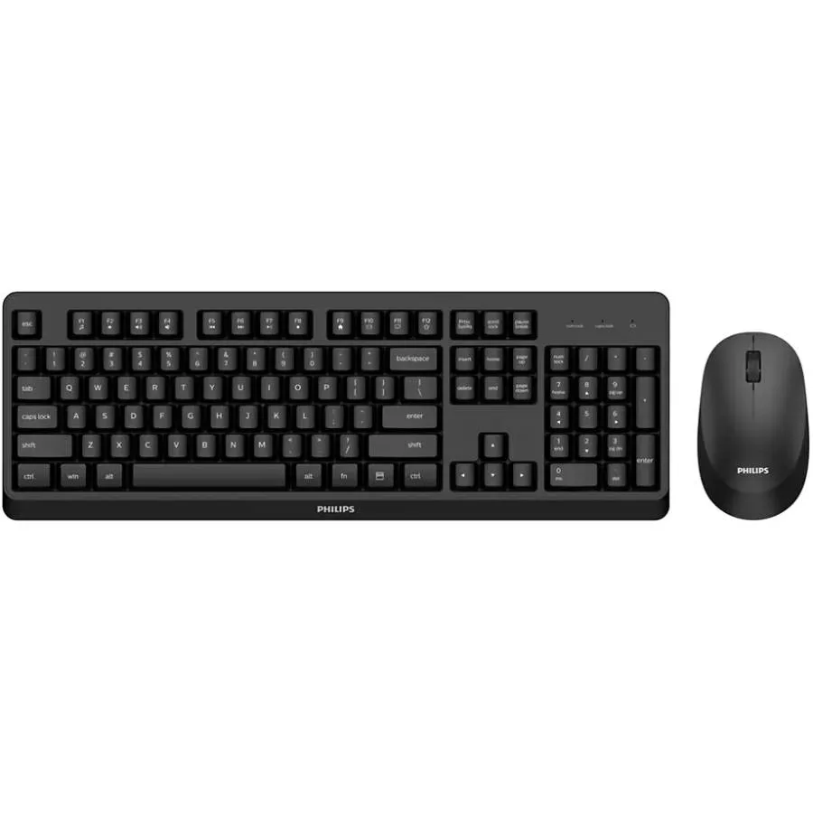 Комплект (клавиатура и мышь) Philips SPT6307BL/00 Black