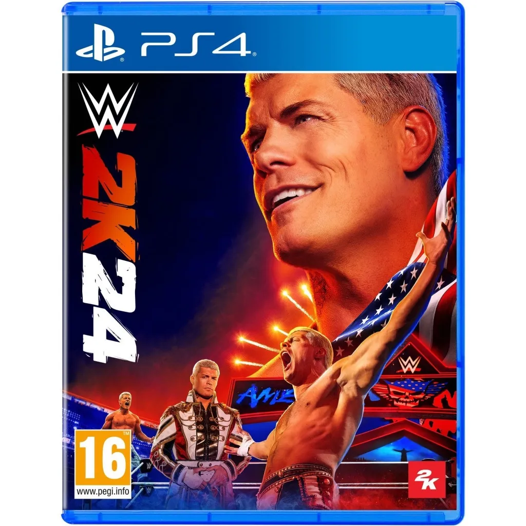Игра  GamesSoftware PS4 WWE 2K24, BD диск