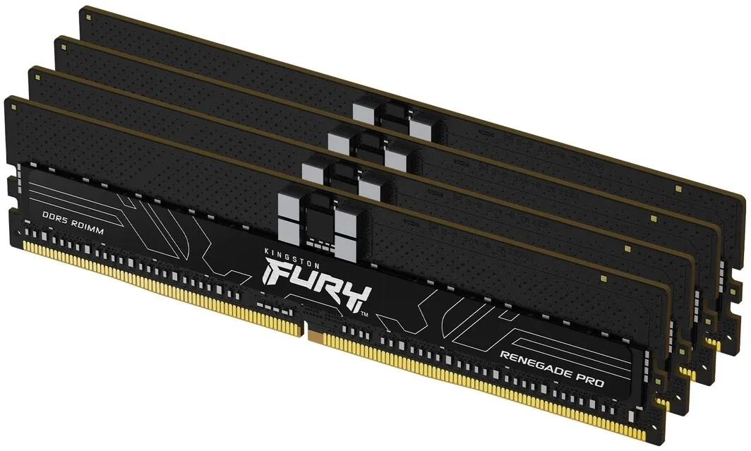 Оперативна пам'ять Kingston FURY Renegade Pro RDIMM Black EXPO DDR4-6000 128GB (4x32GB) KF560R32RBEK4-128