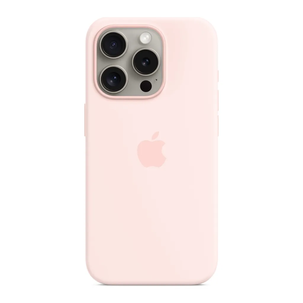 Чехол для смартфона Apple MagSafe Silicone Case для Apple iPhone 15 Pro Light Pink (MT1F3ZM/A)