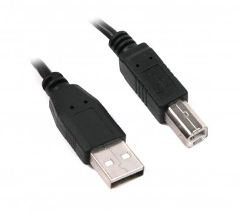 Кабель синхронізації Maxxter USB - USB Type-B V 2.0 (M/M), 4.5 м , Black (U-AMBM-15)