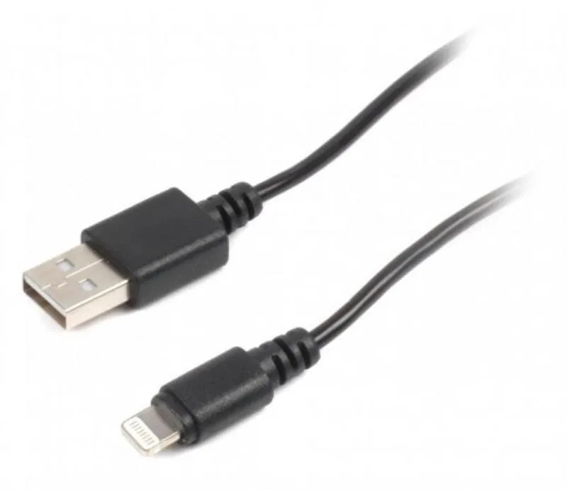 Кабель синхронізації Cablexpert USB - Lightning V 2.0 (M/M), 0.1 m (CC-USB2-AMLM-0.1M)