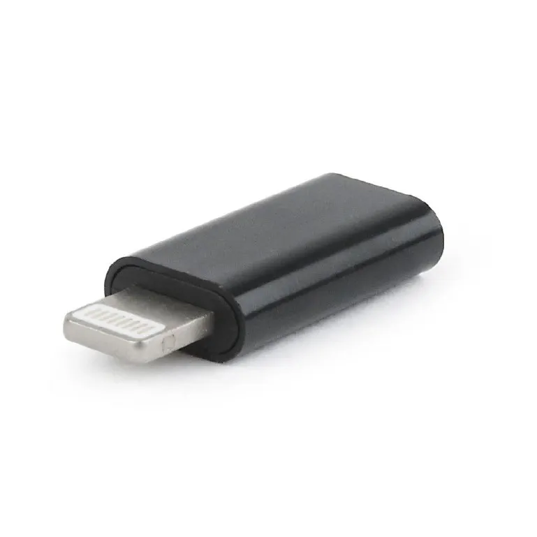 Адаптер и переходник Cablexpert USB Type-C - Lightning (F/M) Black (A-USB-CF8PM-01)