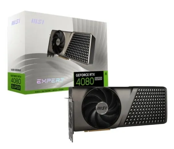 Відеокарта MSI GF RTX 4080 Super 16GB GDDR6X Expert (GeForce RTX 4080 SUPER 16G EXPERT)