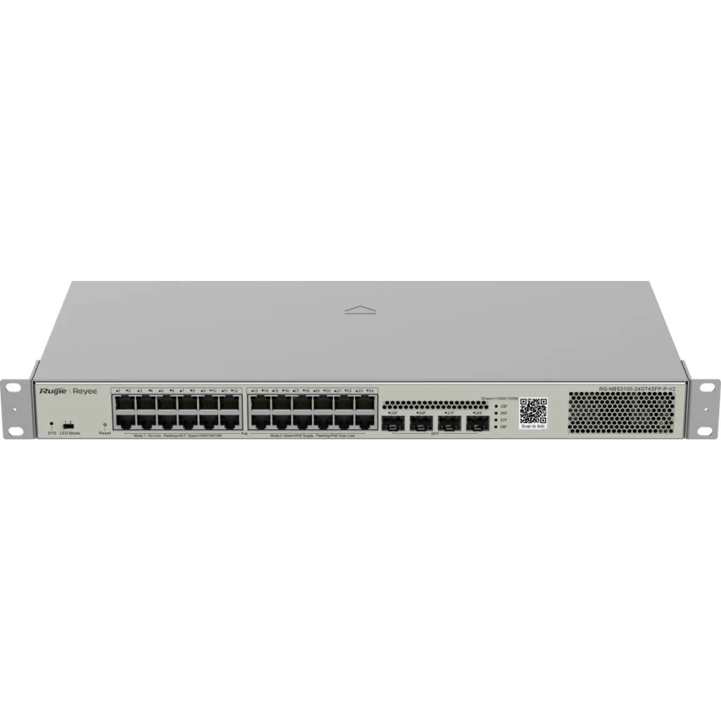 Комутатор Ruijie Reyee RG-NBS3100-24GT4SFP-P-V2