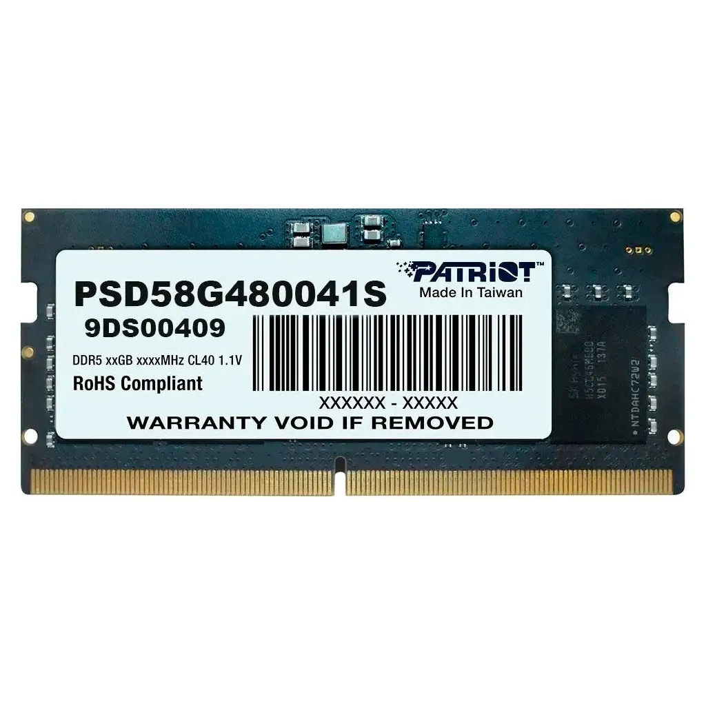 Оперативная память Patriot DDR5 8GB/4800 Signature Line (PSD58G480041S)