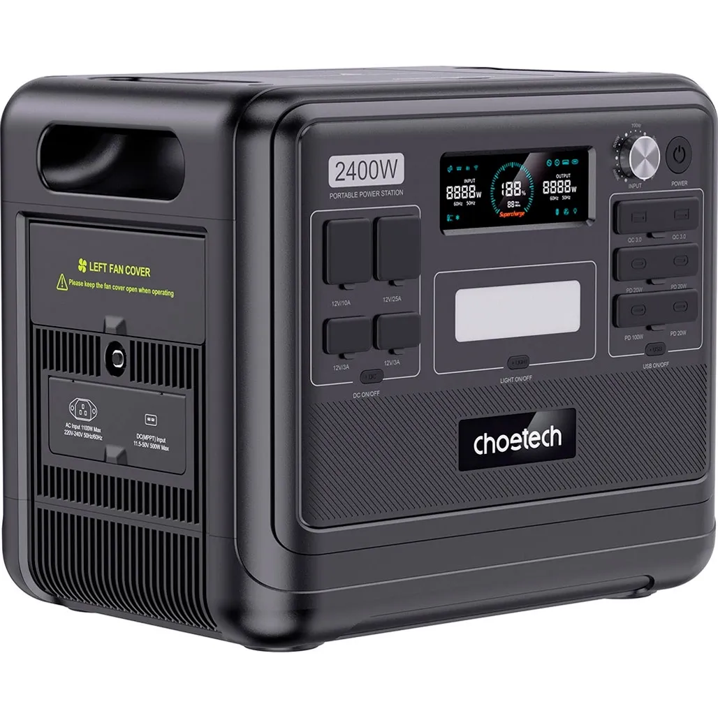 Зарядная станция Choetech 2400W Power Station (BS008)