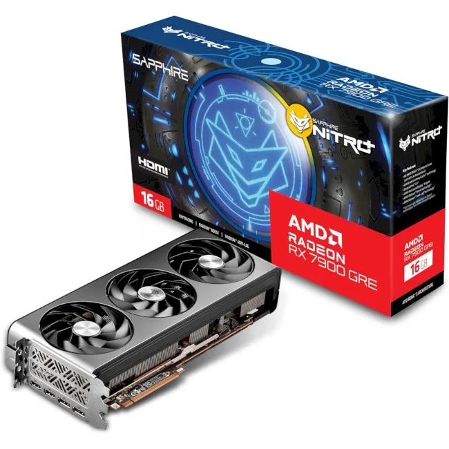 Видеокарта Sapphire Nitro+ AMD Radeon RX 7900 GRE 16GB (11325-02-20G)