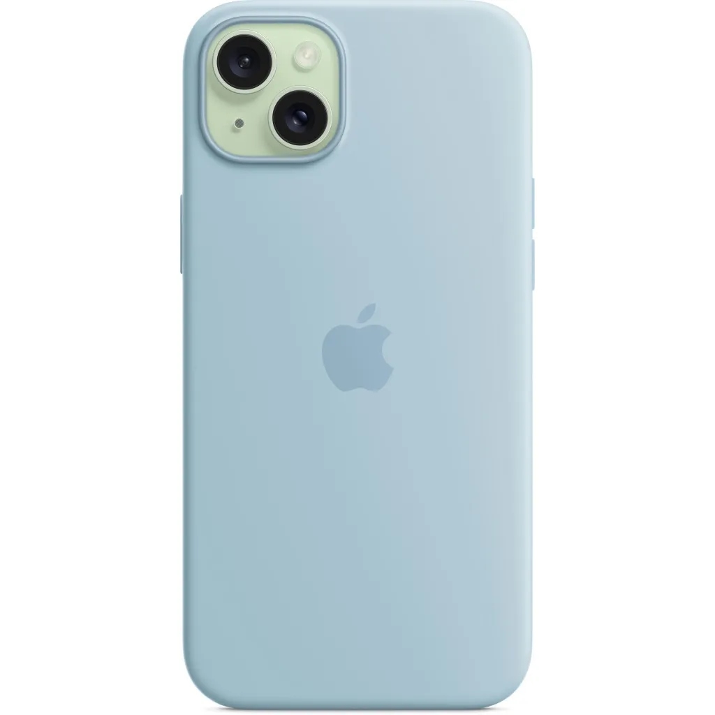 Чехол для смартфона Apple iPhone 15 Plus Silicone Case with MagSafe - Light Blue,Model A3124 (MWNH3ZM/A)