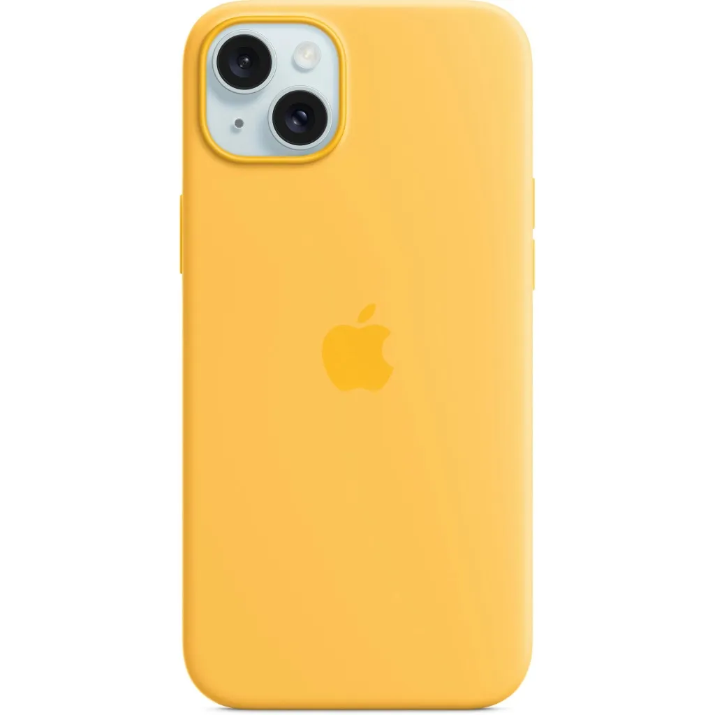 Чехол для смартфона Apple iPhone 15 Plus Silicone Case with MagSafe - Sunshine,Model A3124 (MWNF3ZM/A)