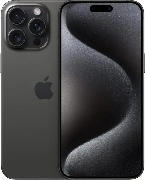Смартфон iPhone 15 Pro Max 256Gb Black Titanium (Dual Sim) (MU2N3)