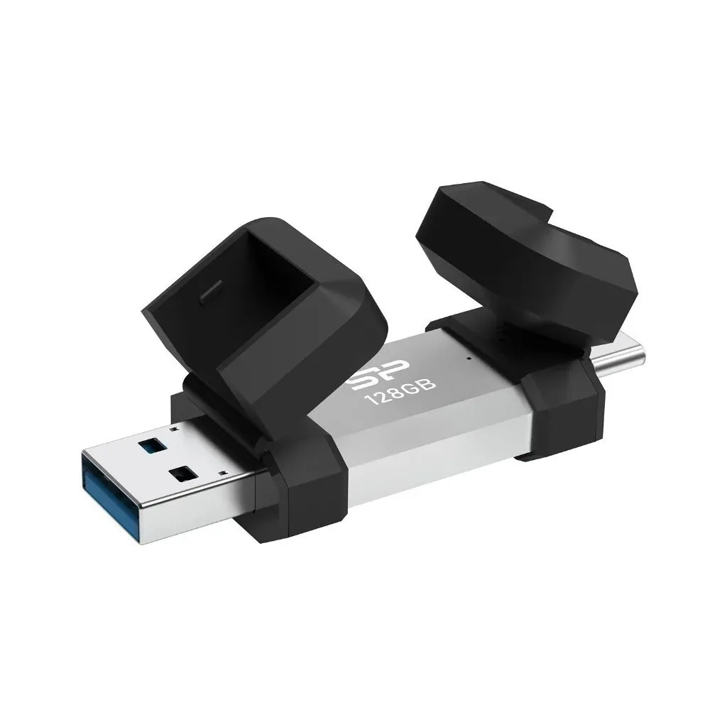 Флеш память USB Silicon Power USB 128G SILICON POWER usb3.2+TypeC Mobile C51 (SP128GBUC3C51V1S)
