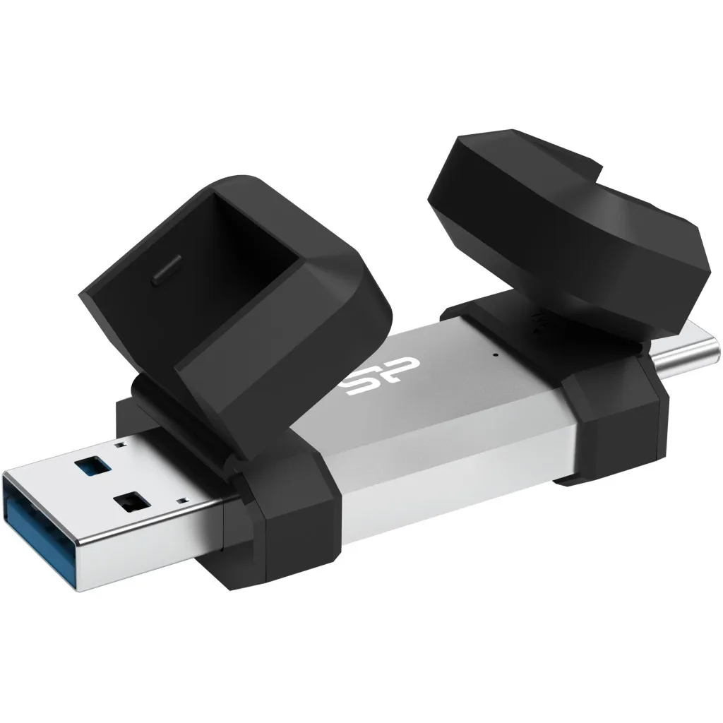 Флеш пам'ять USB Silicon Power USB 64G SILICON POWER usb3.2+TypeC Mobile C51 (SP064GBUC3C51V1S)