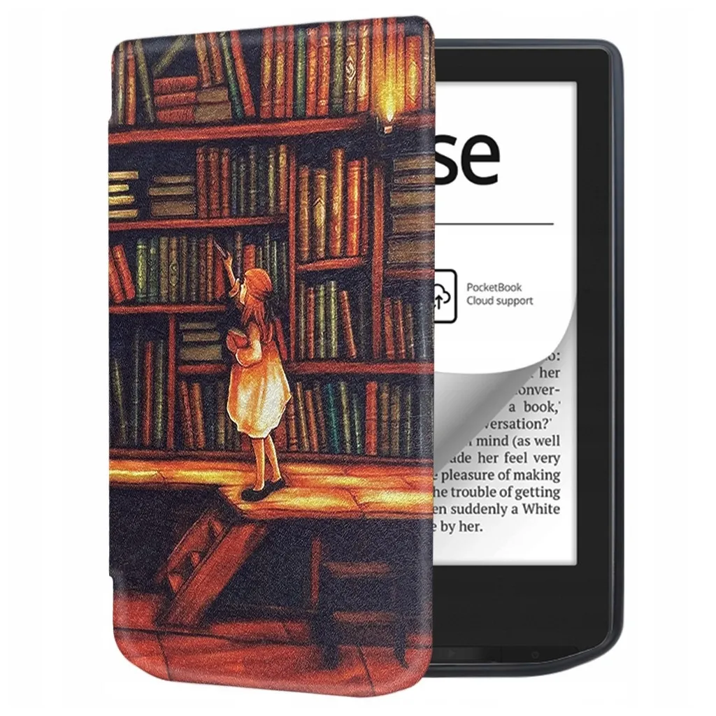 Аксессуары для электронных книг  BeCover Smart Case PocketBook 629 Verse / 634 Verse Pro 6" Library Girl (710975)