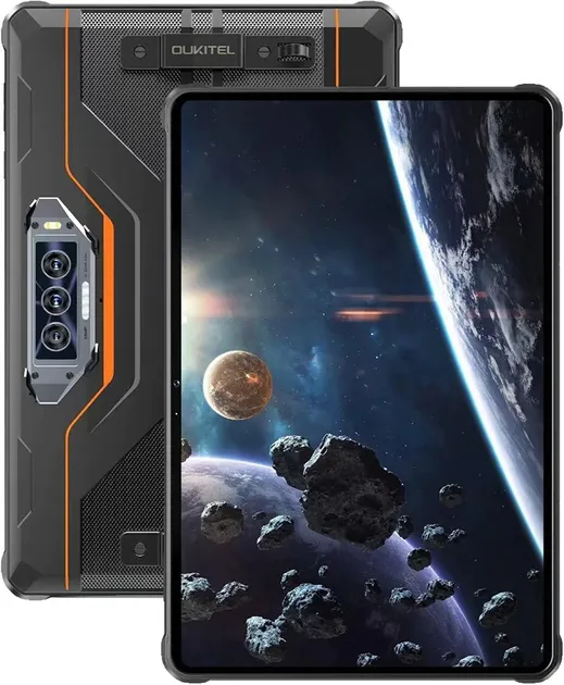 Планшет OUKITEL RT8 6/256GB Black-Orange (6931940747448)