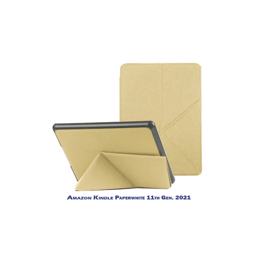 Аксессуары для электронных книг  BeCover Ultra Slim Origami Amazon Kindle Paperwhite 11th Gen. 2021 Gold (711056)