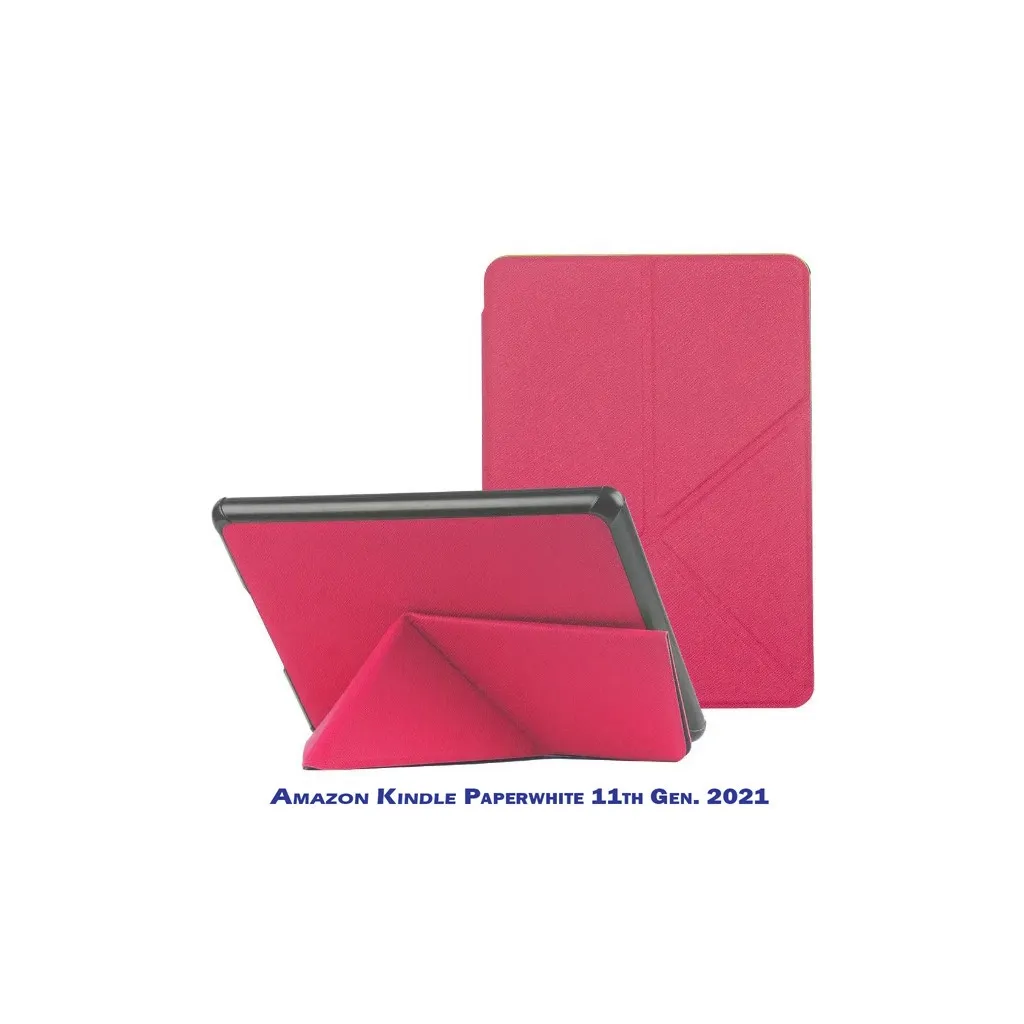 Аксессуары для электронных книг  BeCover Ultra Slim Origami Amazon Kindle Paperwhite 11th Gen. 2021 Hot Pink (711057)