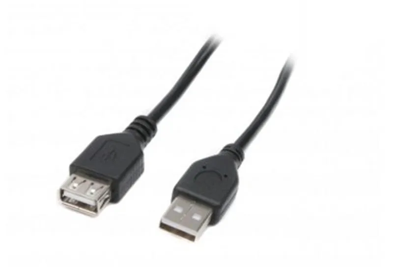 Кабель синхронізації Maxxter USB - USB V 2.0 (M/F) 1.8m (U-AMAF-6)