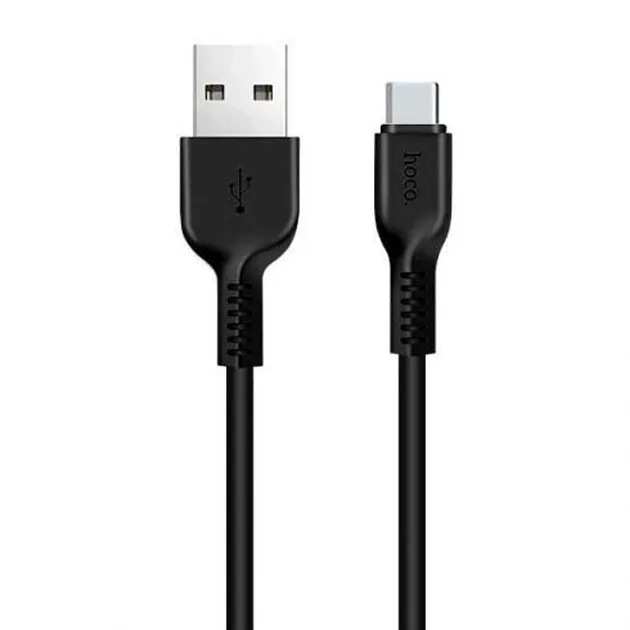 Кабель синхронизации Hoco X13 Easy Charged USB - USB Type-C 1m Black (D22973)