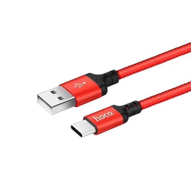 Кабель синхронізації Hoco X14 Times Speed USB - USB Type-C 1m Red (D21029)