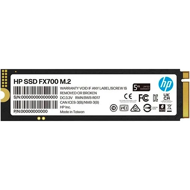 SSD накопитель HP FX700 M.2 512GB (8U2N1AA)