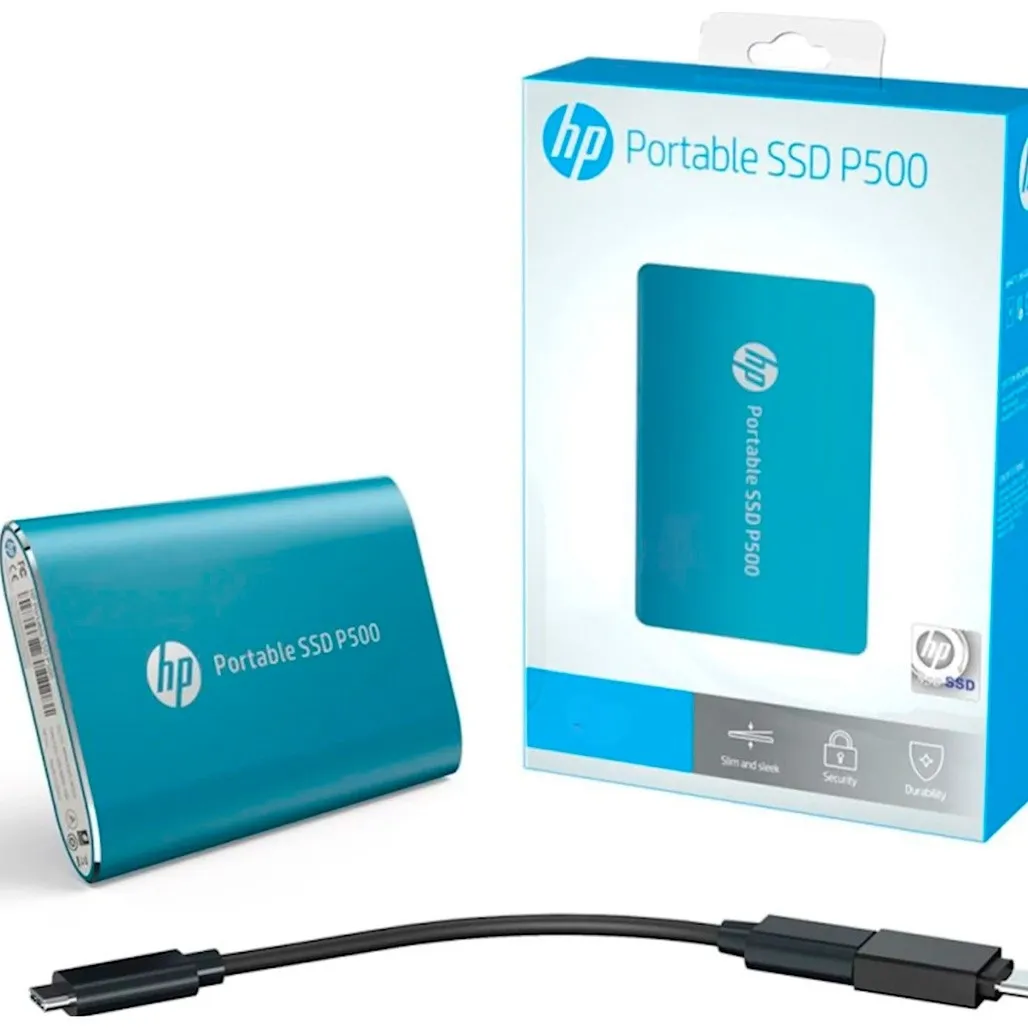 SSD накопитель HP P500 500Gb (7PD54AA) Blue
